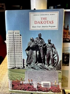 Vintage American Geographical Society “The Dakotas” 1964 PB With Stickers - Picture 1 of 11