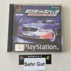 NFS Need for Speed: Brennender Asphalt - Sony Playstation 1 PS1 juego instrucciones