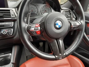 BMW M2 M3 M4 M5 F87 F80 F82 F83 F10 X5M X6M ORIGINAL CARBON LENKRADVERKLEIDUNG - Bild 1 von 10