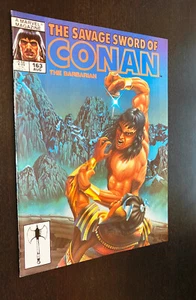 SAVAGE SWORD OF CONAN #163 (Revista Marvel Comics 1989) -- Casi nuevo - O mejor - Imagen 1 de 1