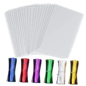 50pcs 9 X 12 Large Plastic Gift Bags Cellophane 9x12 Inch (Pack of 50) Clear - Picture 1 of 7