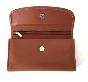 Women Leather Purse Handmade Ladies Wallet Clutch bag boxed gift Real Leather - Picture 1 of 47