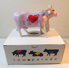COW PARADE by WESTLAND FIGURINE ?DATING COW? #9161 WITH BOX & TAG