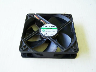 Computer Cooling Fan 120mm 12VDC 2.0W Sunon model E5C0251V3-Q020-G99 used - Image 1 of 2
