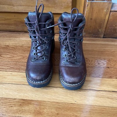 Botas de Cuero Alico Summit para Hombres 8.5M Senderismo Montañismo Hechas en Italia Vibram Foto 1 de 4