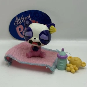 Penny Ling Panda Bear #3703 con Acc - Auténtico Littlest Pet Shop - Hasbro LPS - Imagen 1 de 5