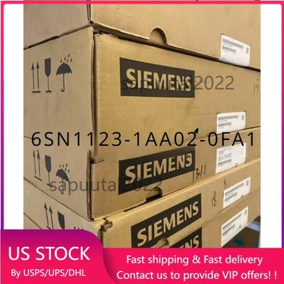 New Siemens 6SN1123-1AA02-0FA1 SIMODRIVE 611 POWER MODULE 6SN1 123-1AA02-0FA1 - Image 1 of 4