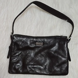Vintage 90s Pelle Studio Wilsons Leather Brown Leather Handbag - Picture 1 of 10