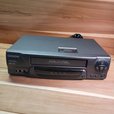 ORION 4 Head VCR VHS Player VR5005 Hi Fi Recording Stereo Tested Works No Remote - Image 1 of 4
