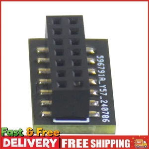 TPM 2.0 14Pin Secure Storage Encryption Security Module for Asrock Motherboard ~ - Afbeelding 1 van 9