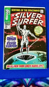 The Silver Surfer #1 (Marvel Comics August 1968) complete no restoration Fine - Picture 1 of 17