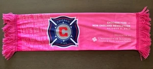 Sciarpa Chicago Fire MLS consapevolezza cancro al seno rosa mini rally SGA 10/3/15 - Foto 1 di 3