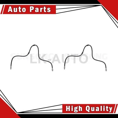 2 передних тормозных гидравлических шланга тормозной магистрали подходят для 1982 International Harvester S1924 - Изображение 1 из 4