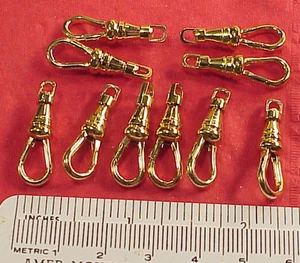 Große GELBE Schwenker - Taschenuhrenketten ZEHN Stück 10 - Bild 1 von 4