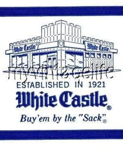 WHITE CASTLE Fridge MAGNET  2" x 3"  Vintage Art - Picture 1 of 1