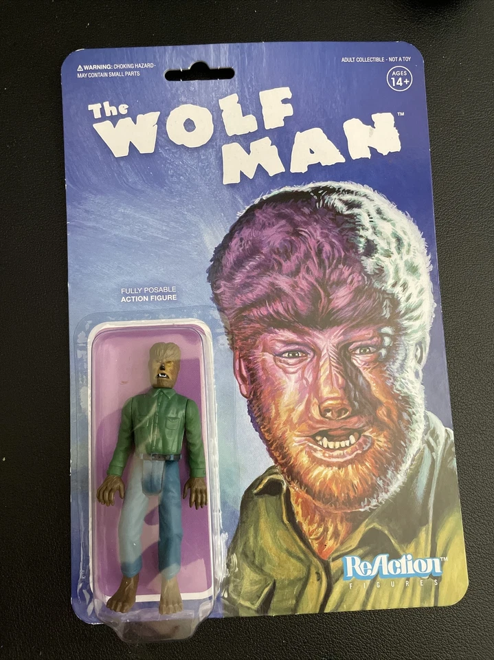 Figuras de reacción Universal Monsters The Wolf Man Super7 Wolfman Foto 1 de 2
