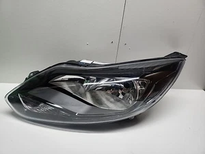 FORD FOCUS Left Headlamp 471591355 Mk3 Halogen with Black Bezel 11-14 - Picture 1 of 5