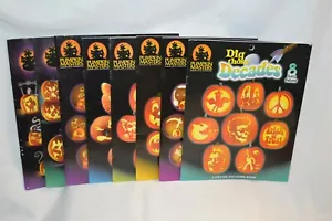 SIE WÄHLEN Halloween SCHNITZMUSTER BUCH Retro SPUKIG Kürbis Katze SKELETT Hexe - Bild 1 von 13