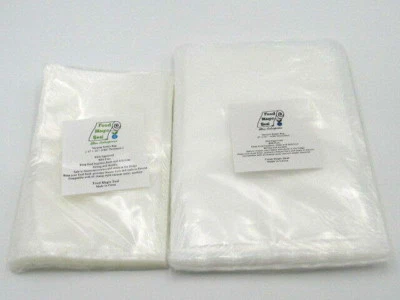 200 Bags 100-8x12 & 100-6x10 Food Magic Seal for Vacuum Sealer Food Storage!