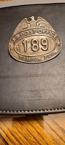 POST OFFICE BADGE TAMPA, FLA. #189 VERY NICE CONDITION