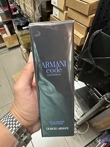 ARMANI CODE COLONIA EDT POUR HOMME 4,2oz/125ml VERSIEGELT GIORGIO ARMANI GEWÖLBT - Bild 1 von 6