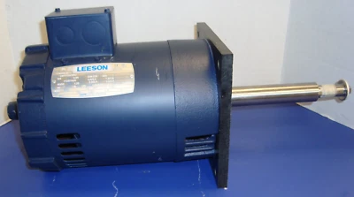 LEESON MOTOR, 3/4 hp, multi voltage. NEW. 114676.00, C6T17DC66C. LONG SHAFT (H2) - Image 1 of 4