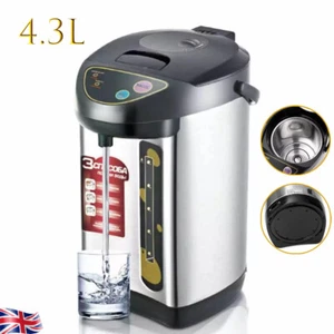 4.3L Hot Water Dispenser 304 Stainless Steel 3 Temp Settings Auto Shut-off LED - Picture 1 of 8