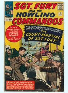 Sgt. Fury 7 early issue, wonderful house ads for DD 1, ASM 13, etc. - Picture 1 of 2