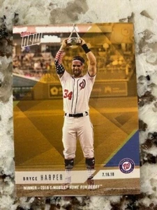 2018 TOPPS NOW CARD BONUS HR DERBY CARD WASHINGTON NATIONALS BRYCE HARPER #HRDB1 - Imagen 1 de 1