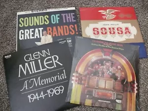 Sousa, Miller, Fiedler, Dorsey and Many More in Four LPs Featuring a Variety of - Picture 1 of 21