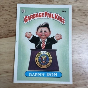 1985 Topps Garbage Pail Kids # 46A RAPPIN RON OS 2 Marked Checklist Rare Look! - Picture 1 of 12