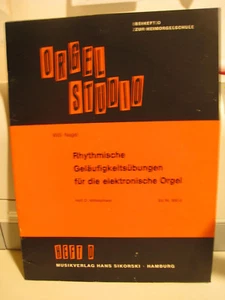 Orgel Studio Ed.Nr. 930 d - Beiheft D zur Heimorgelschule - Heft D: Mittelschwer - Bild 1 von 8