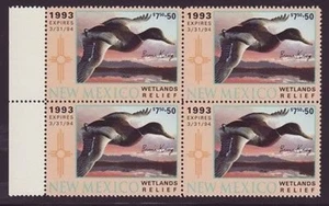 NM3Gc  New Mexico State Duck Stamp Governor Ed. Contingency BLOCK   #NM3GcT0 DSS - Picture 1 of 1