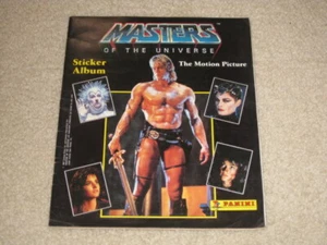 MASTERS OF THE UNIVERSE MOVIE STICKER ALBUM COMPLETE W/POSTER (1987) ULTRA RARE - Picture 1 of 5