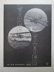 4/1932 PUB LIORE ET OLIVIER FLUGZEUG WASSERFLUGZEUG LUFTFAHRT ORIGINAL FRANZÖSISCHE ANZEIGE - Bild 1 von 1