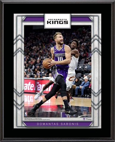 Domantas Sabonis Sacramento Kings 10.5" x 13" Sublimated Player Plaque Cover