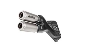 AKRAPOVIC EXHAUST DUCATI MULTISTRADA 1200 ENDURO 17> TITANIUM ROAD LEGAL END CAN - Picture 1 of 2