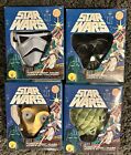 Star Wars Ben Cooper Rubie Retro Masks - Set Of 4 Vader Yoda C3po Stormtrooper