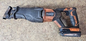 Ridgid R8641 Reciprocating Saw 18v Li-ion w/ Battery Pre-owned Free Shipping - Picture 1 of 13