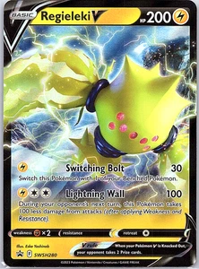 Regieleki V SWSH280 SWSH: Sword & Shield Promo Cards Holo - Picture 1 of 2