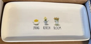 Rae Dunn Spring Refresh Bloom Platter 195 Magenta Spring Renew Easter Tray Plate - Bild 1 von 3