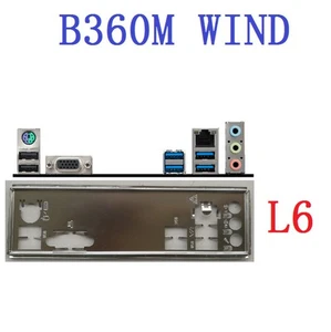 Backplate für MSI B360M WIND Mainboard IO Shield Plate i/o O Shield - Bild 1 von 1
