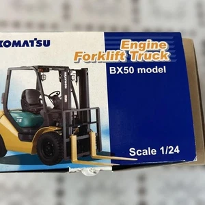 Komatsu BX50 Forklift 1/24 Scale Model Miniature Collectible - Picture 1 of 4