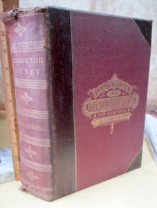 HISTORY HILLSBOROUGH COUNTY,N.H.,1885,D. Hamilton Hurd,1st Ed,Illust - Picture 1 of 3