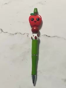 Teacher apple Beaded silicone bead Pen Teacher appreciation gift - Picture 1 of 1