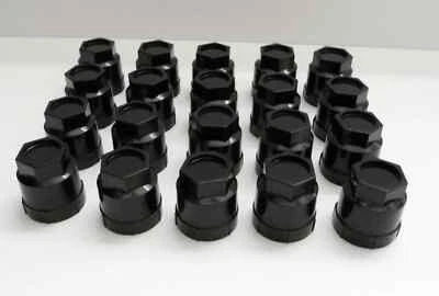 82-92 CAMARO Z28 FIREBIRD 黑色 LUG NUT 塑料 SCREW ON COVERS 19 毫米 711-020-20 — 第 1/3 张图片