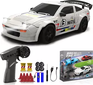 RC Drift Car, 1/24 Remote Control Car, 2.4Ghz 17KM/H High Speed RC Cars with LED - Picture 1 of 6