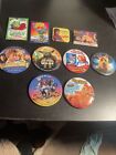 Lot of 10 Vintage Disney Mixed Kids DVD Movie Store Release Promo Pins some rare