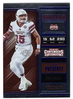 2018 Panini Contenders Draft Picks DAK PRESCOTT Blue Foil #24 - Image 1 of 2
