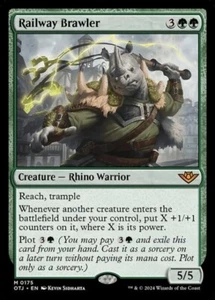 MTG - RAILWAY BRAWLER - Outlaws of Thunder (M) - Picture 1 of 1